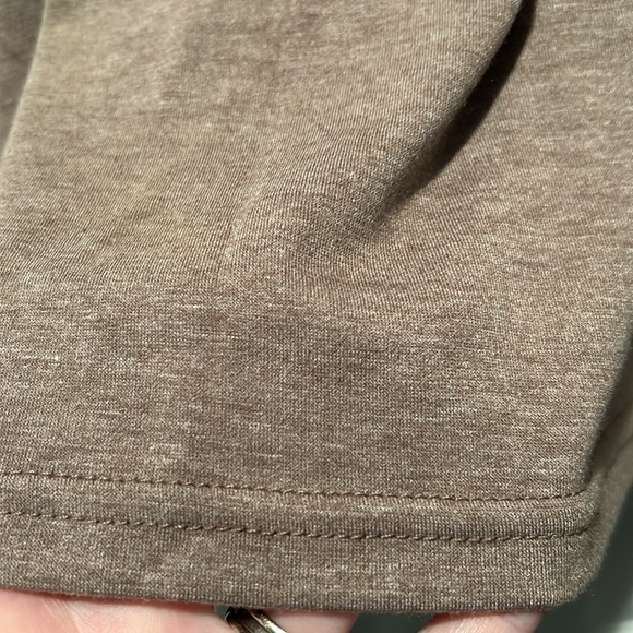 👚NWOT Oversized V Neck Batwing Short Rolled Sleeve Casual Basic Tee Shirt Top - Picture 11 of 13